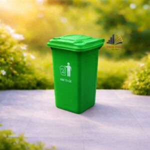 Thùng Rác Công Nghiệp 60 Lít Màu Xanh Lá Cây